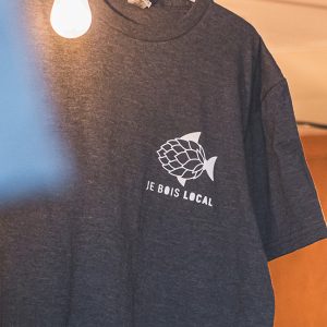 T-shirt poisson-houblon